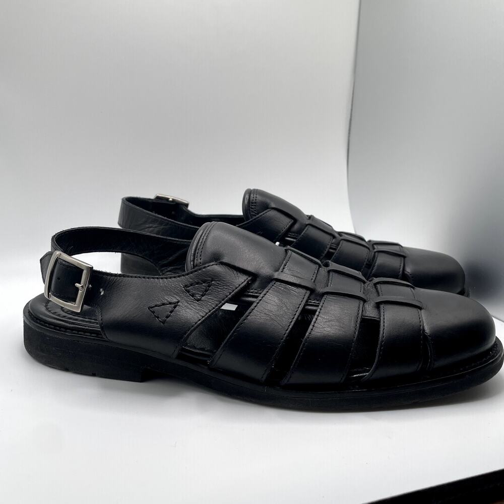 Allen Edmonds Men's Leather Fisherman Slingback Sandals 11 - Picture 10 of 14